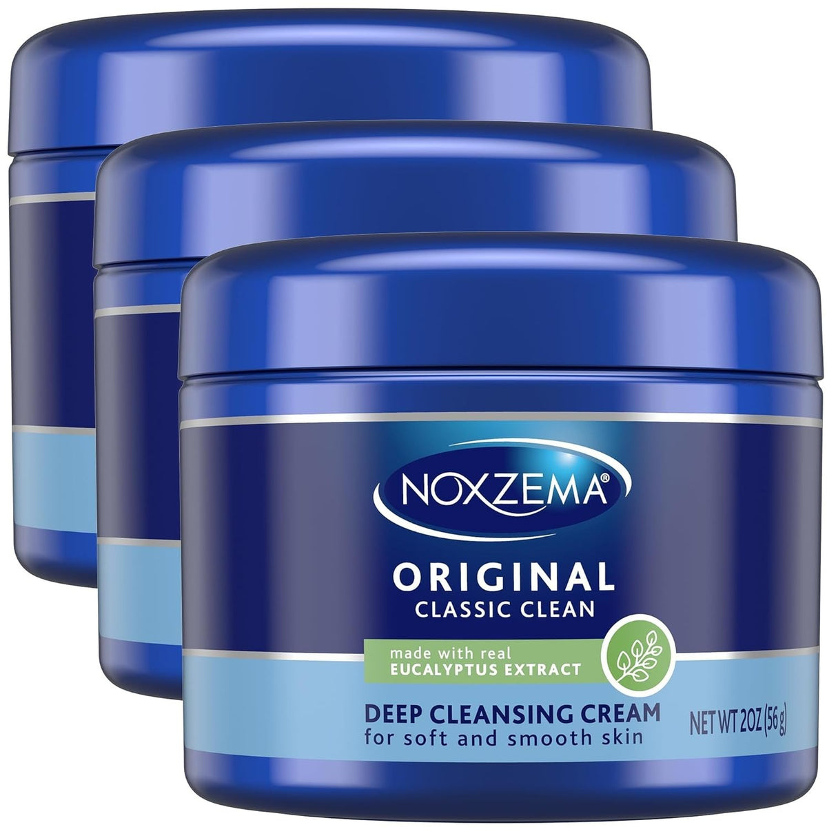Moisturizing Eucalyptus Deep Cleansing Cream - Travel Size Pack of 3