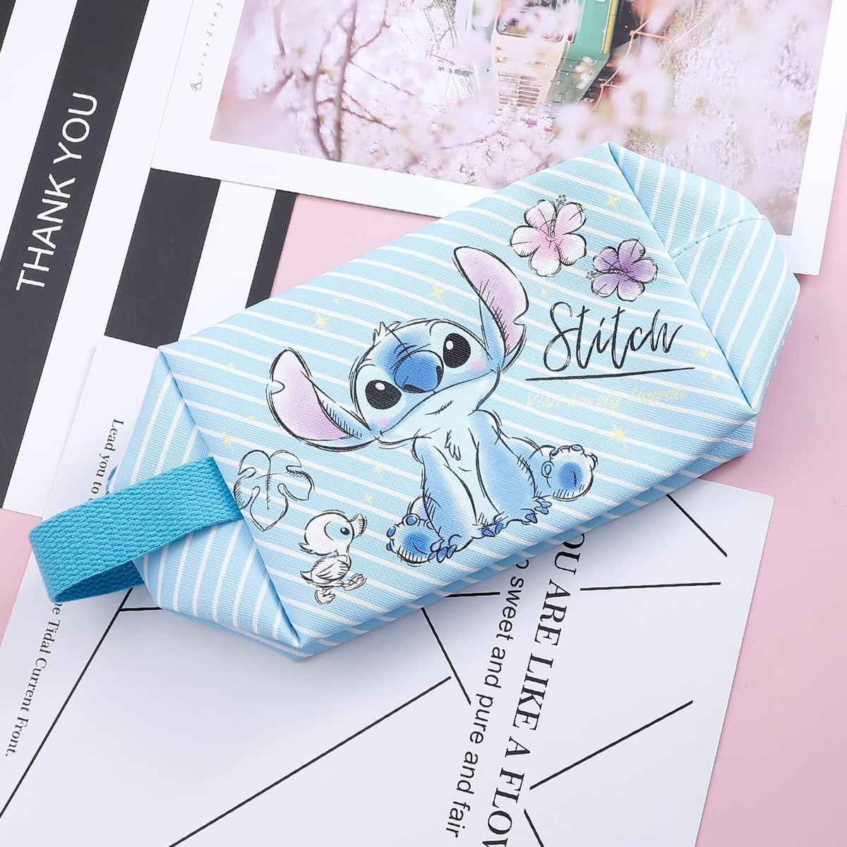 Large Capacity Cartoon Cosmetic Bag for Travel and Makeup