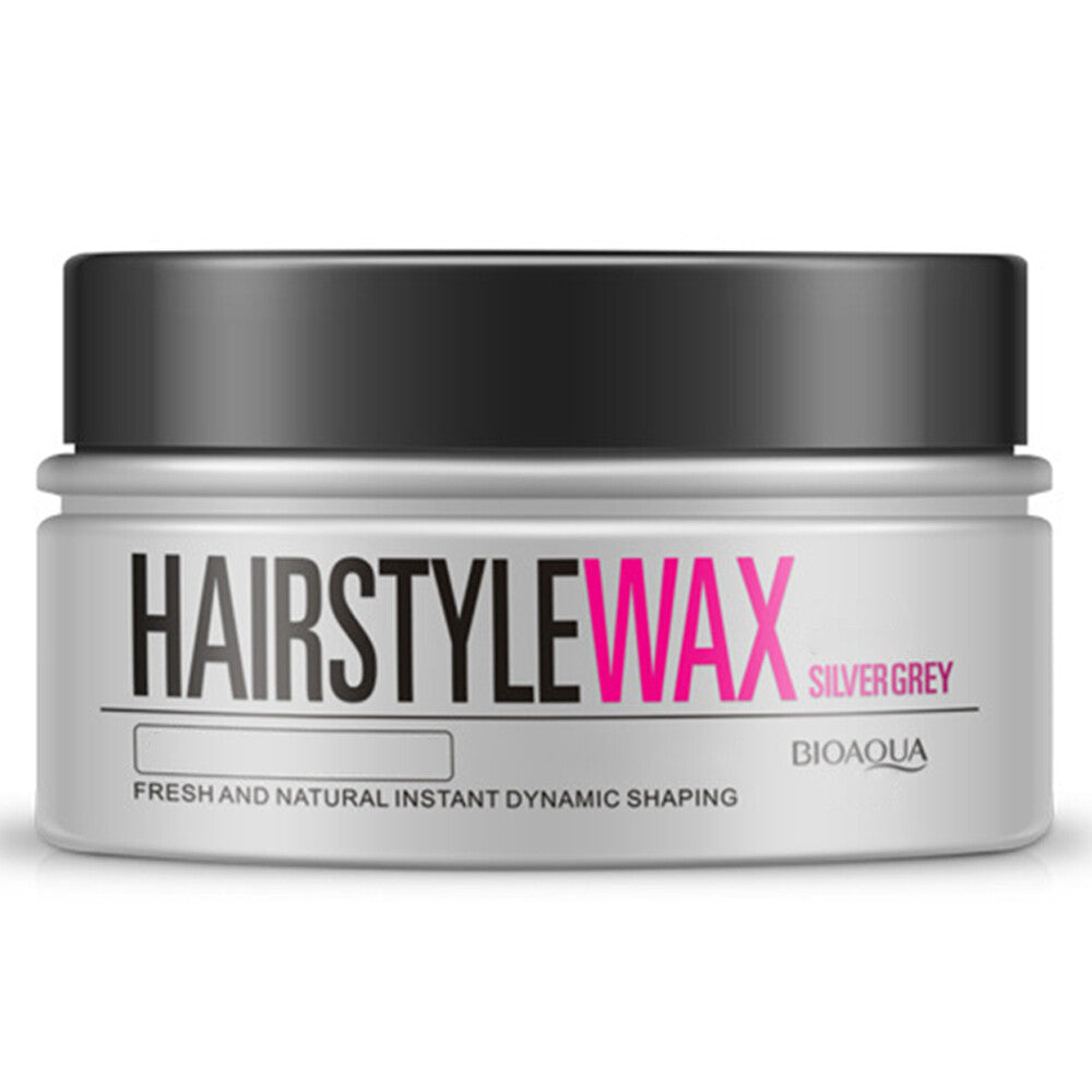 Silver Grey Matte Hair Styling Wax 100g for Short & Casual Hairstyles
