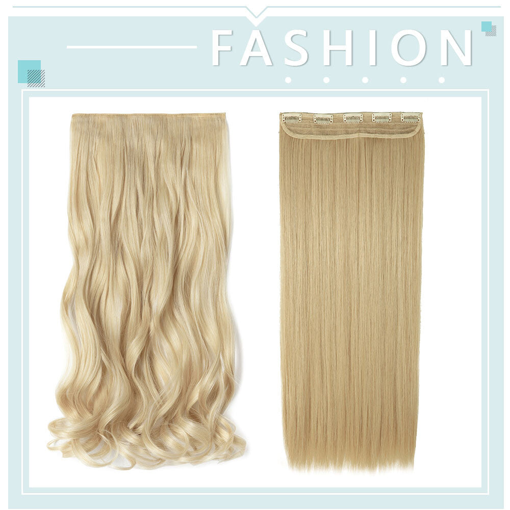 V-Shape & U-Part Clip-In Hair Extensions - Full Head Highlight, Multiple Lengths & Colors