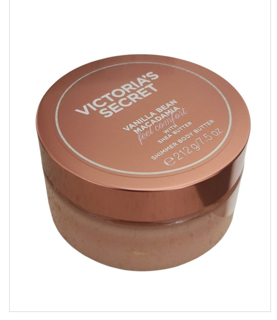 NEW VICTORIA'S SECRET Vanilla Bean Macadamia Shimmer Body Butter, 7.5