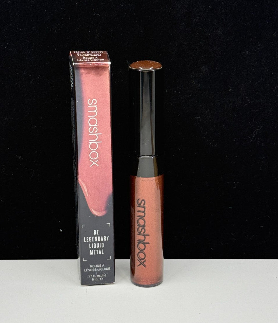 Liquid Lipstick - Smashbox Be Legendary Liquid Metal BRAINS 'N' BRONZE 0.27 oz