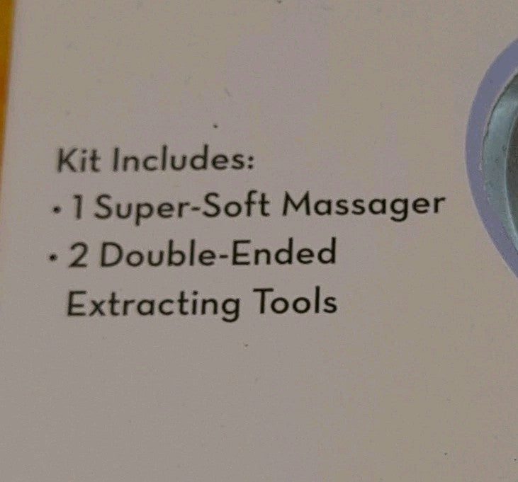 Clear Complexion Kit with Massager and Double-Ended Extractors - Skincare Set