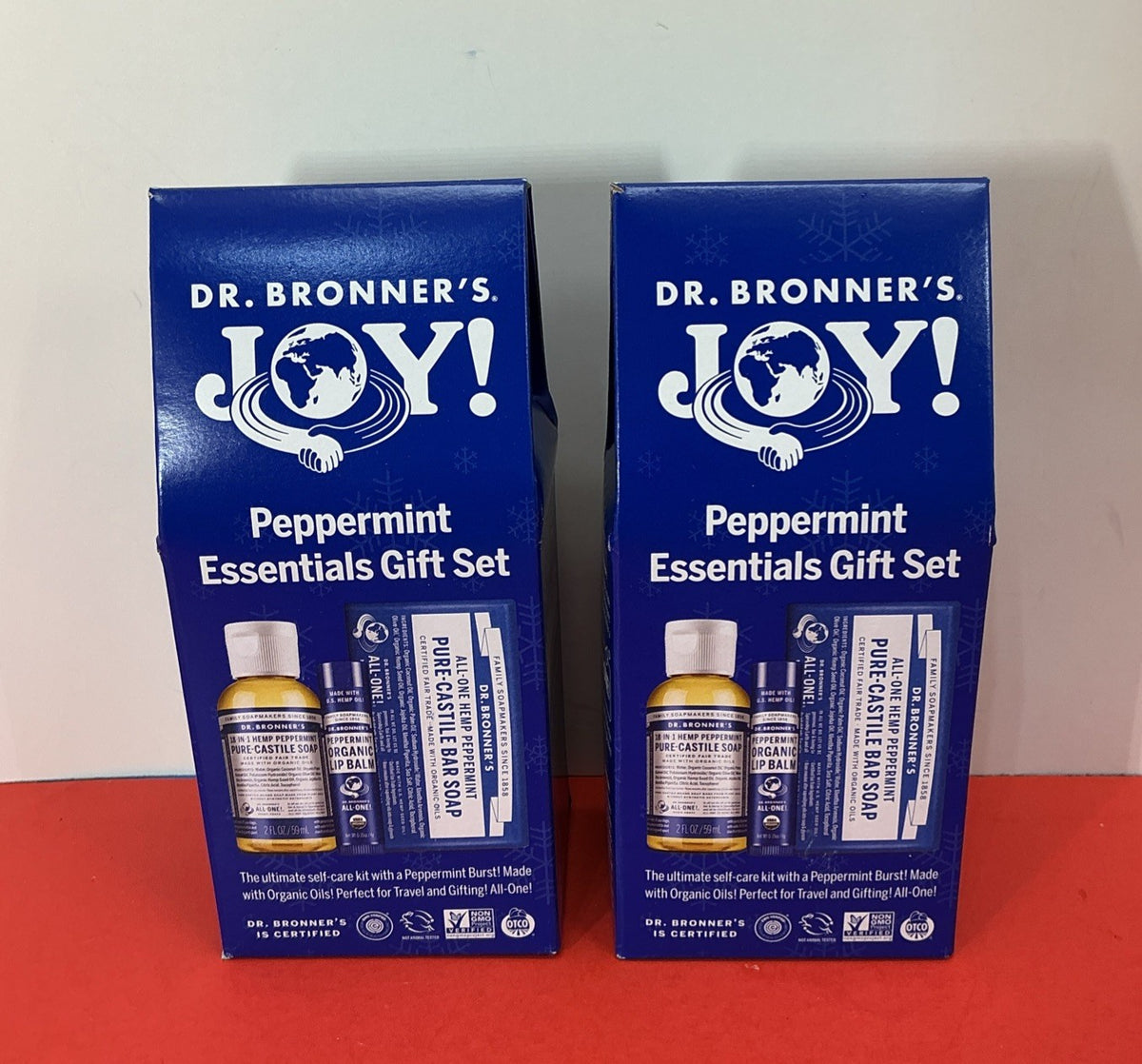 Lip Balm Gift Set - Peppermint Joy, Pack of 2 - Dr. Bronner's