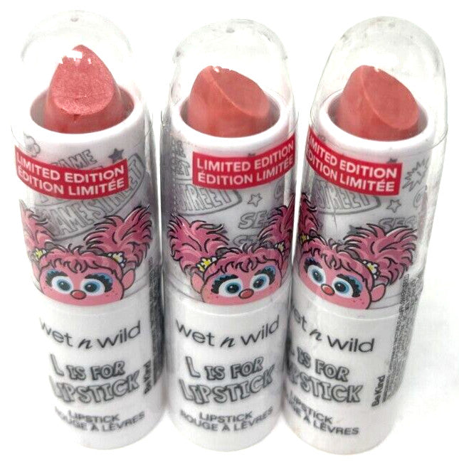 Wet N Wild Sesame Street Lipstick Set Be Kind 3-Pack Sealed