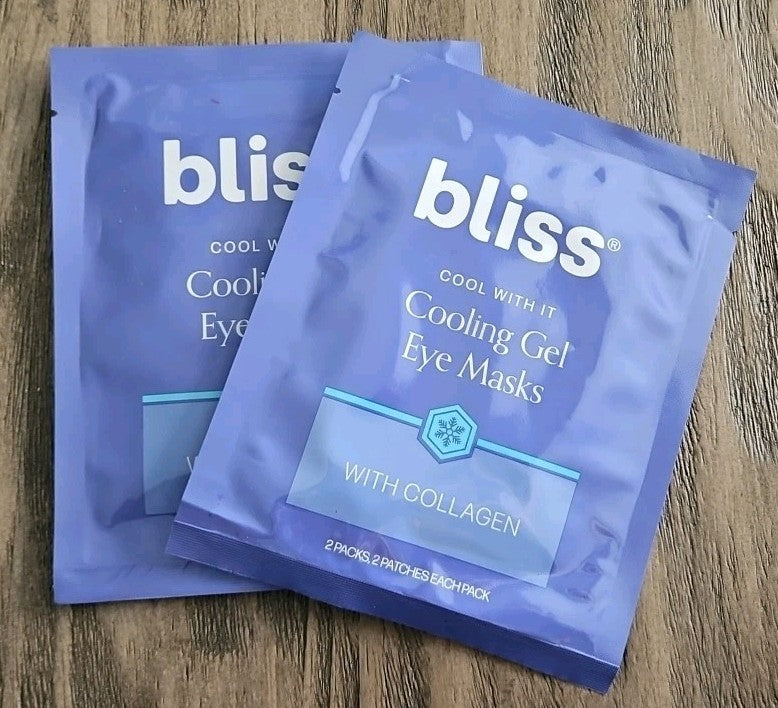 2-Pack Cooling Gel Under Eye Masks Set for Puffiness & Dark Circles