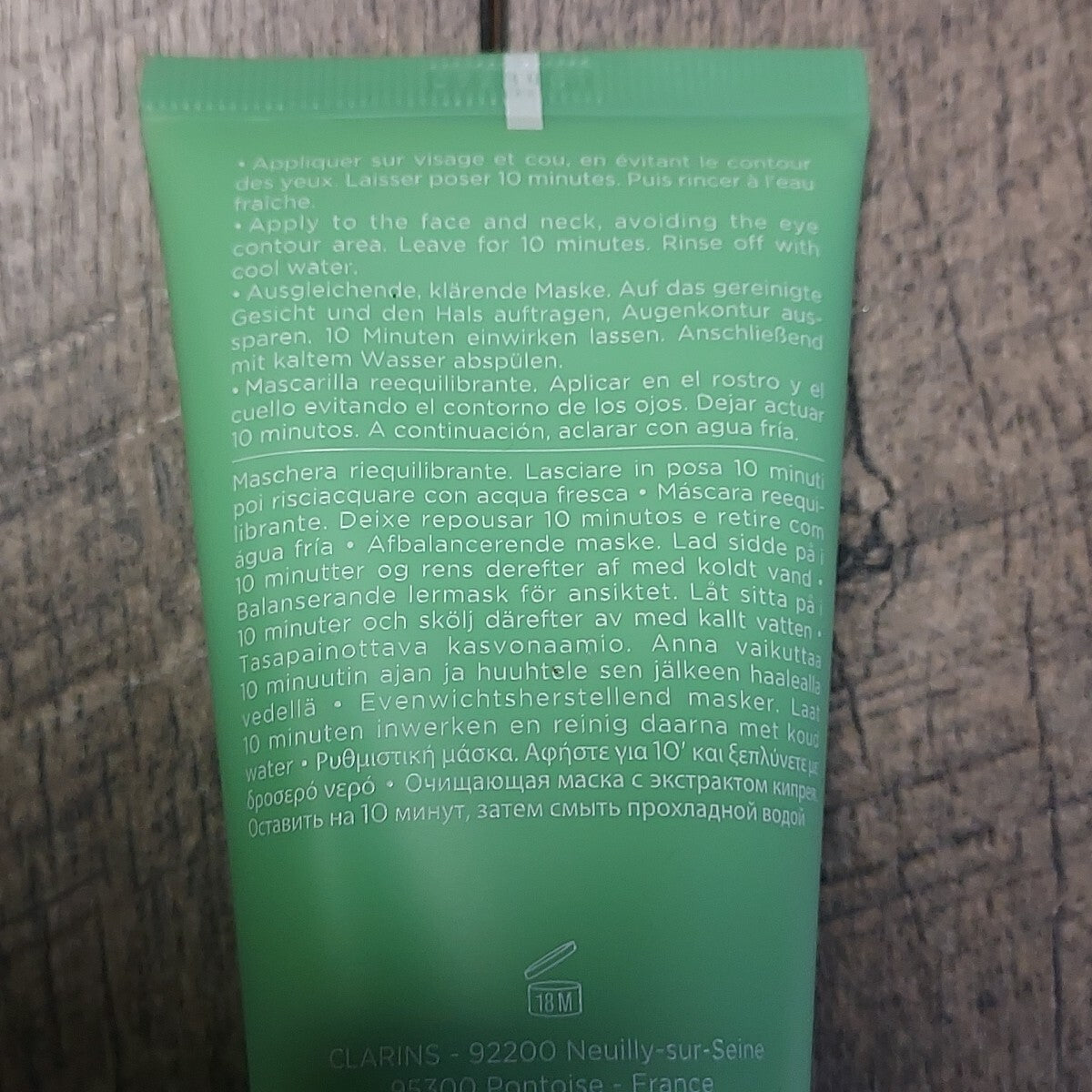 Clarins SOS Pure Rebalancing Clay Mask 2.3oz