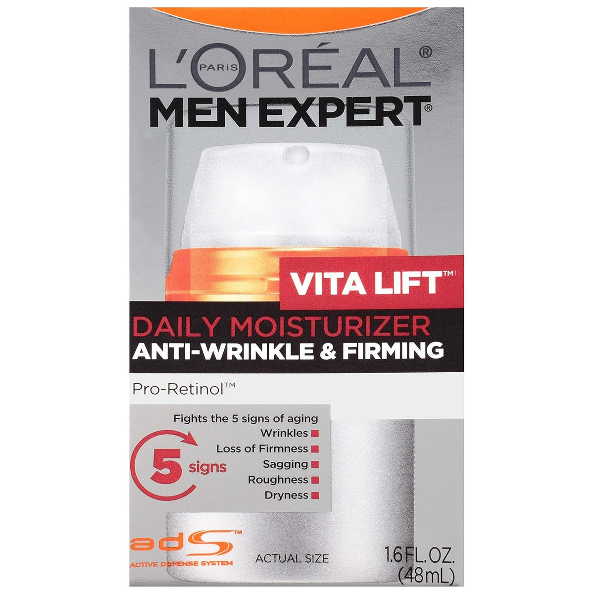 Men's Daily Anti-Wrinkle Moisturizer, 1.6 oz (6-Pack)