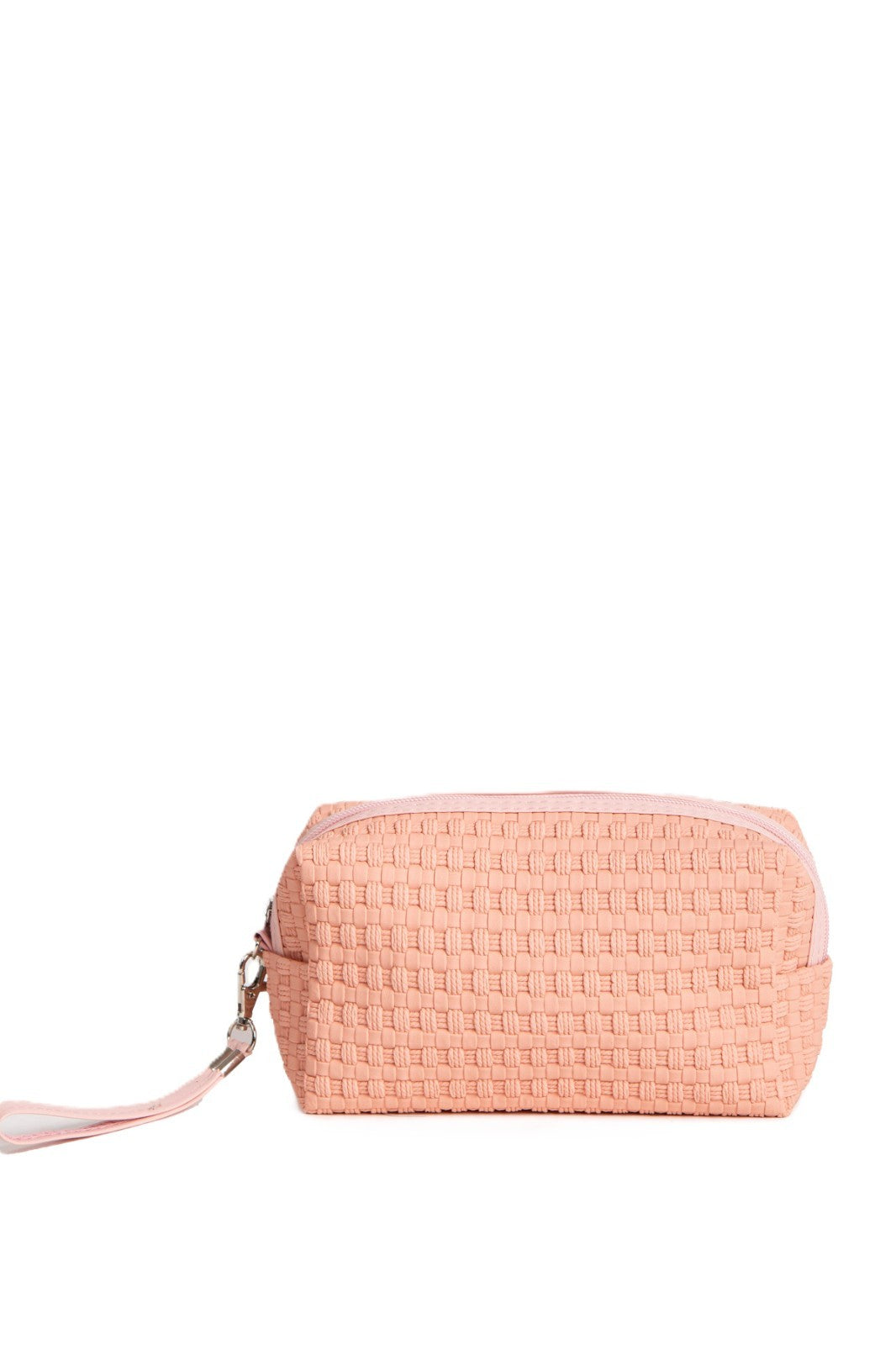 Large Travel Pouch with Zipper Closure and Detachable Wristlet - Multiple Colors