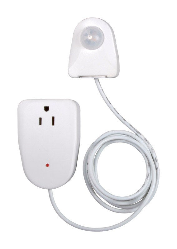 Indoor Plug-In Motion Sensor Light Control - Plastic Corded Switch
