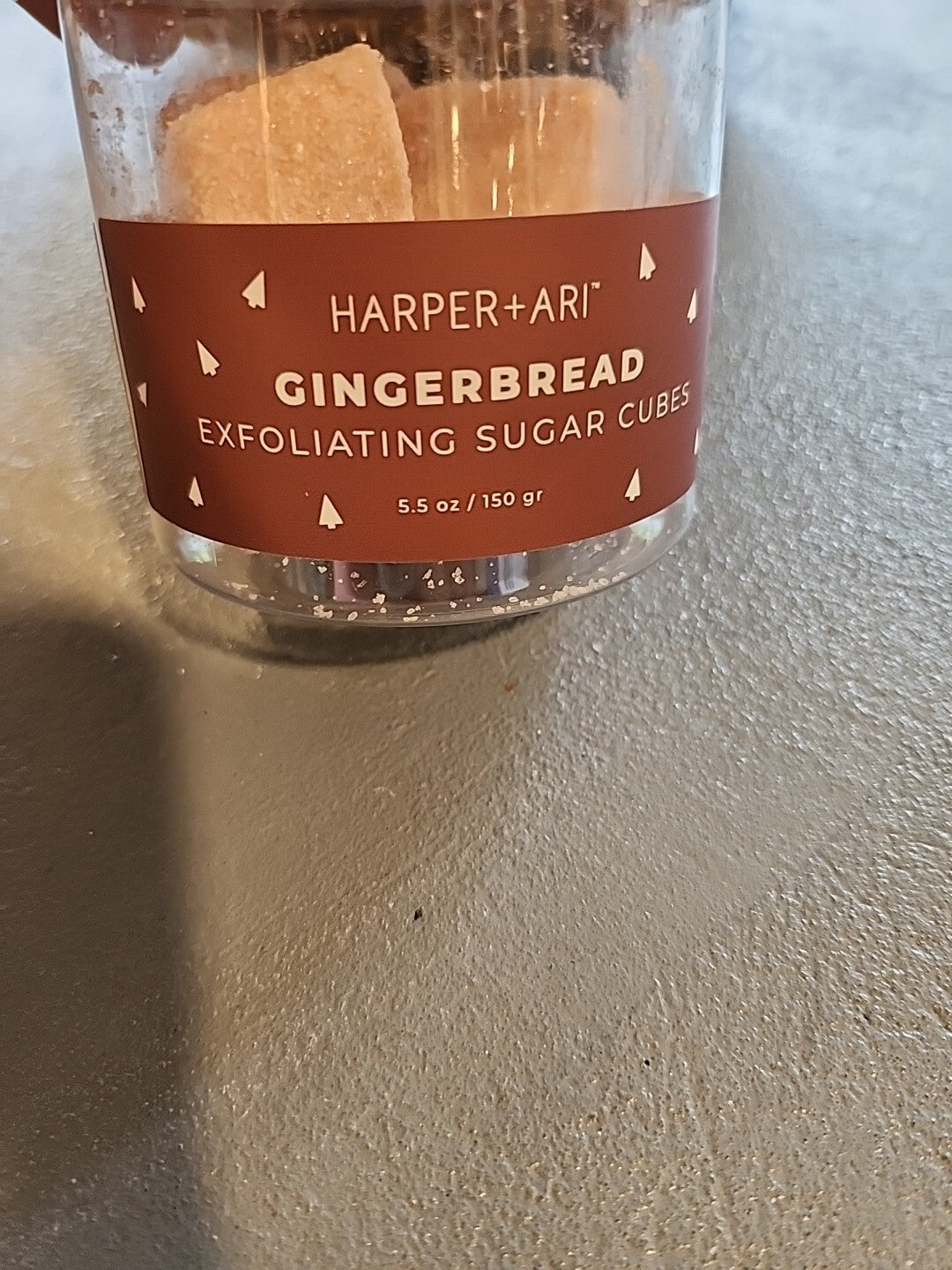 Harper + Ari Gingerbread Exfoliating Sugar Cubes, 5.5 oz New