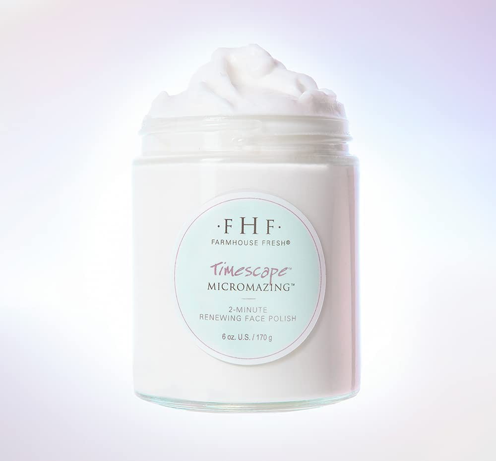 FarmHouse Fresh Face Exfoliator, Plant-Based Scrub, 6 oz