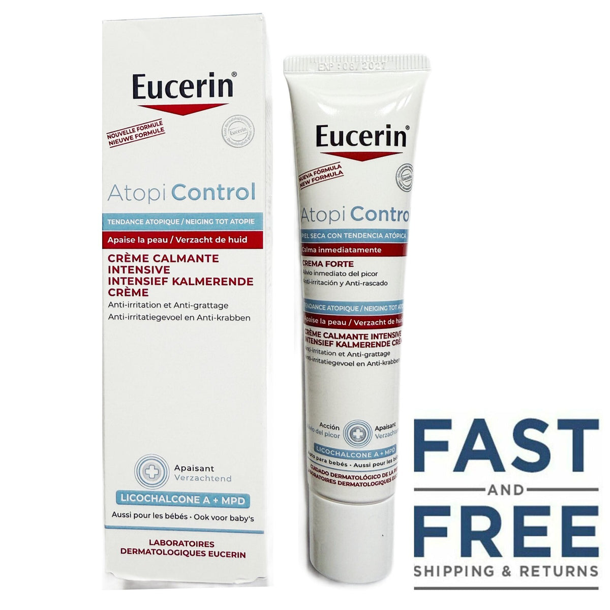Eucerin Atopi Control Intensive Calming Cream 40ml Exp. Date: 11/2028