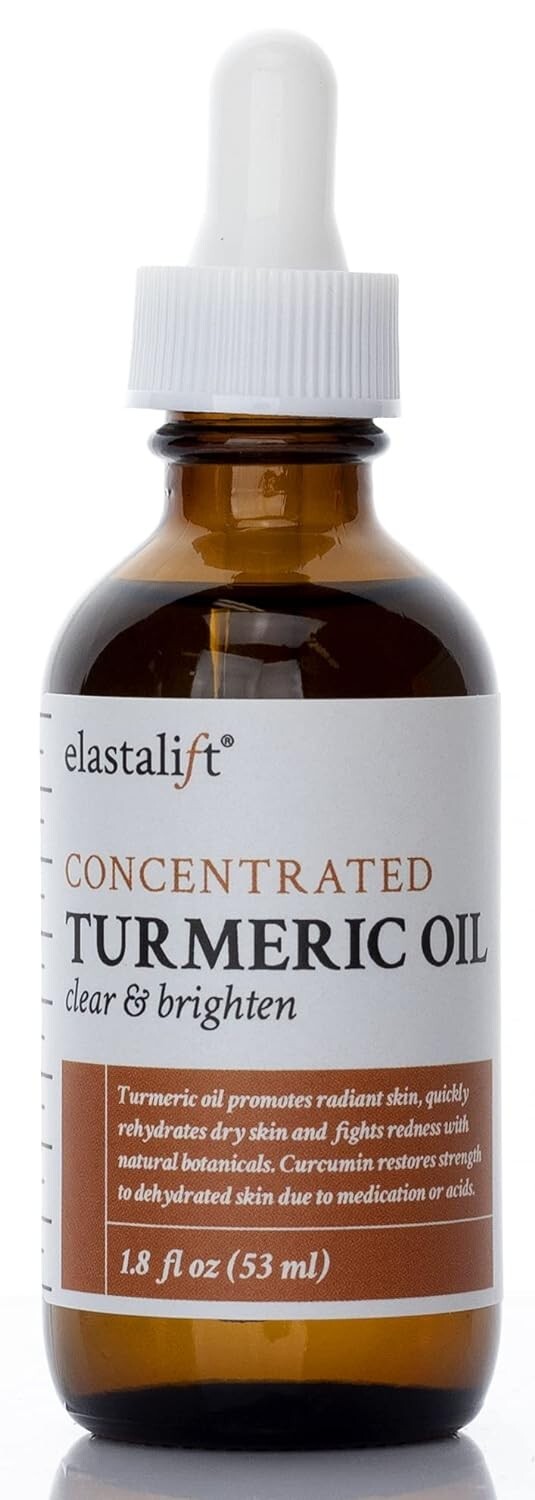 Turmeric Face Serum Oil for Brightening and Acne Blemish Treatment - 1.8 Fl Oz