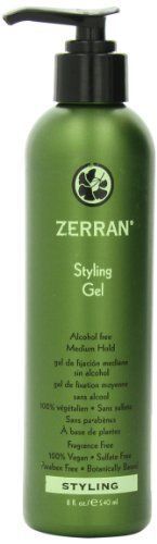 Alcohol-Free Styling Gel - 8 Oz, 2 Bottles, Natural & Vegan Hair Styling Product