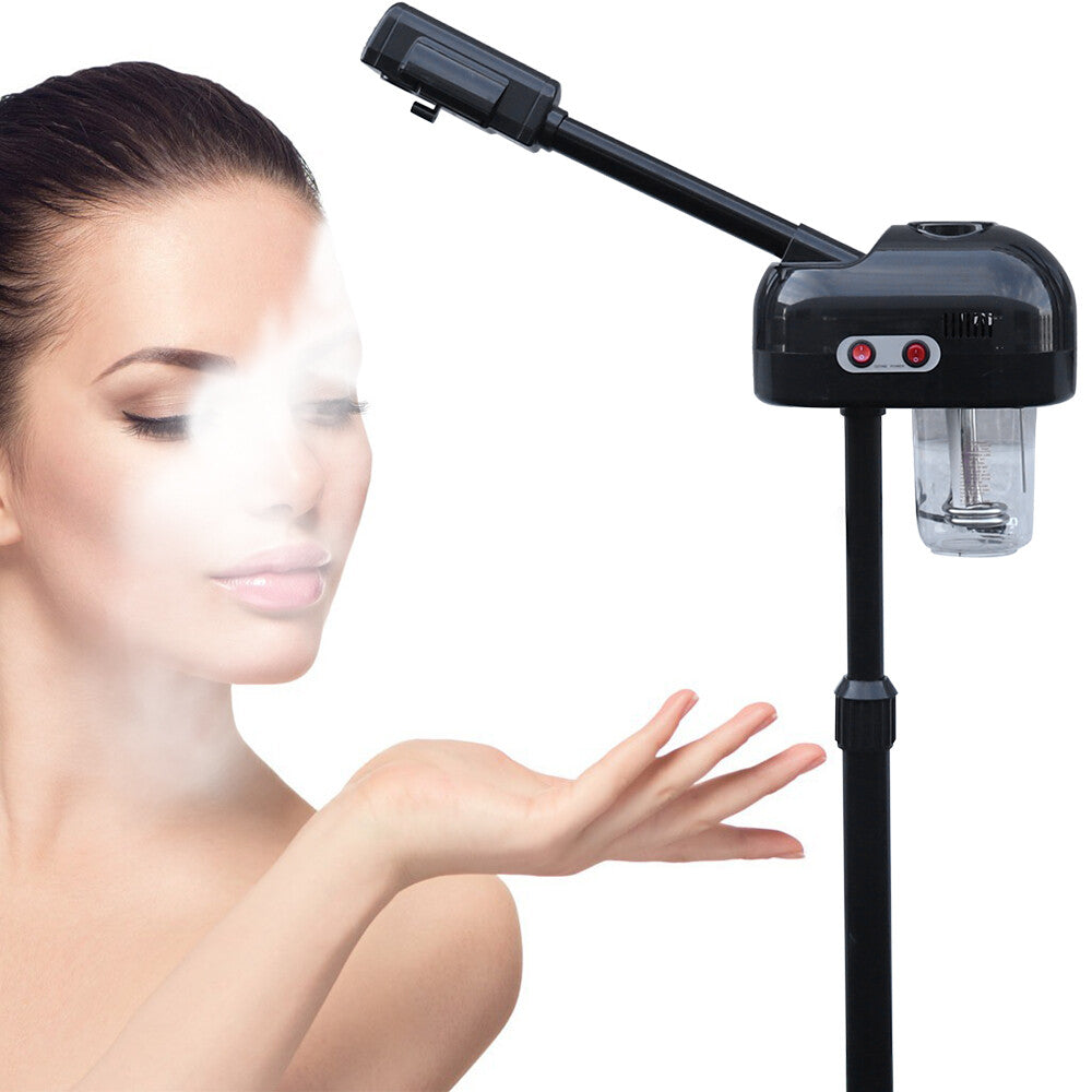 Professional Facial Steamer with Ozone & Steam - Black