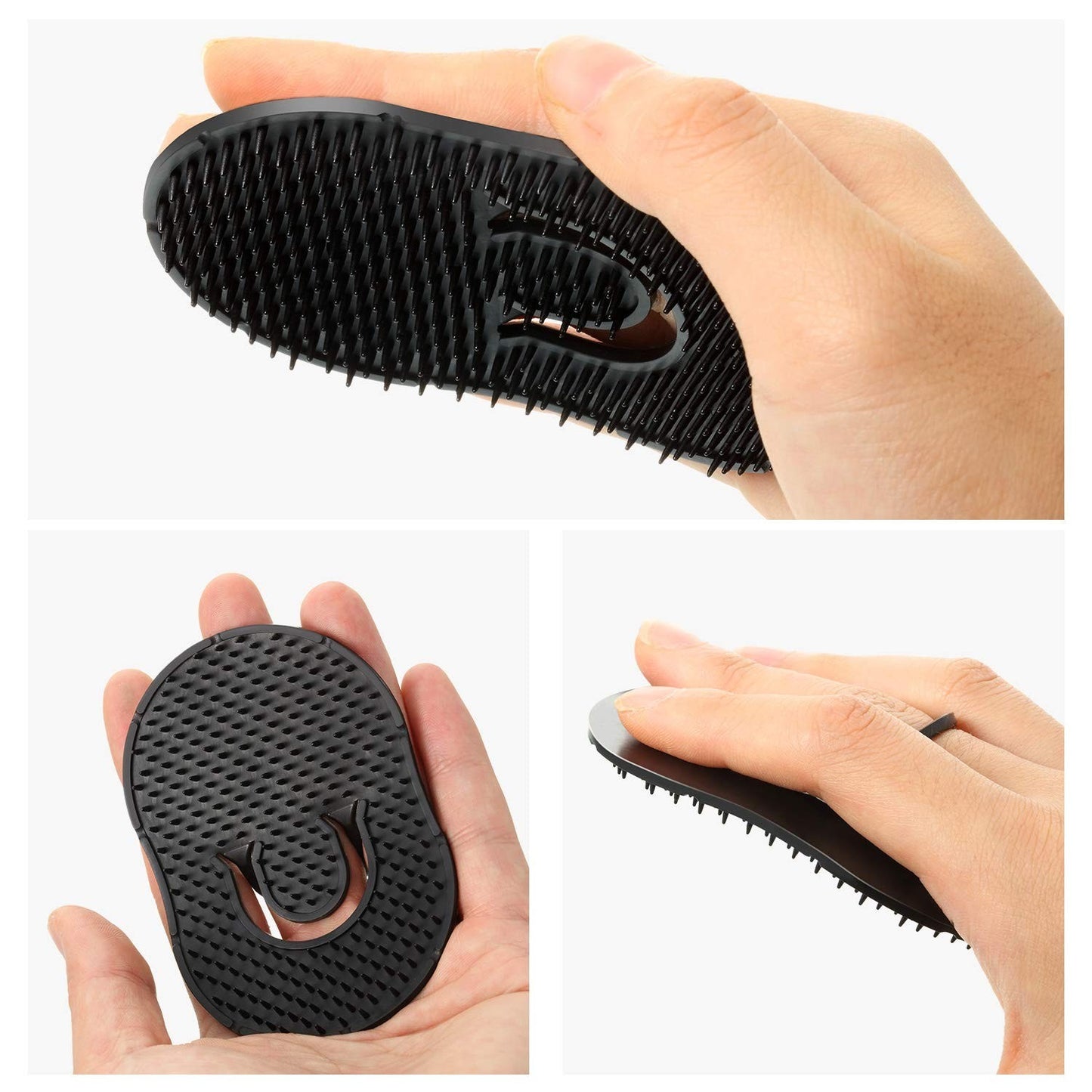 Portable Scalp Massager & Shampoo Comb Set - Gentle Hair Care