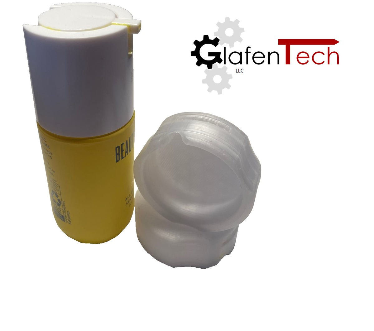 Travel Cap for BeautyCounter Pump Dispensers - 4 Pack