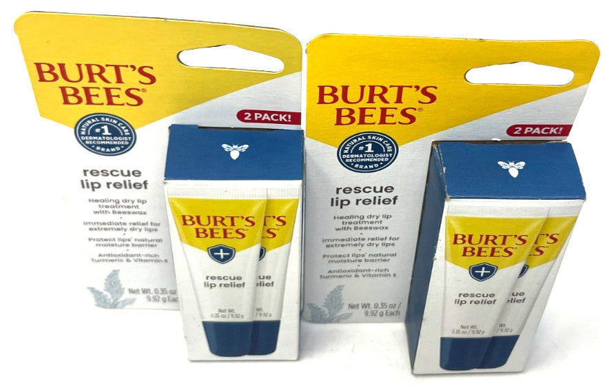 Lip Balm Set - 2 Pack Medicated Hydrating Lip Relief 0.35 oz Each