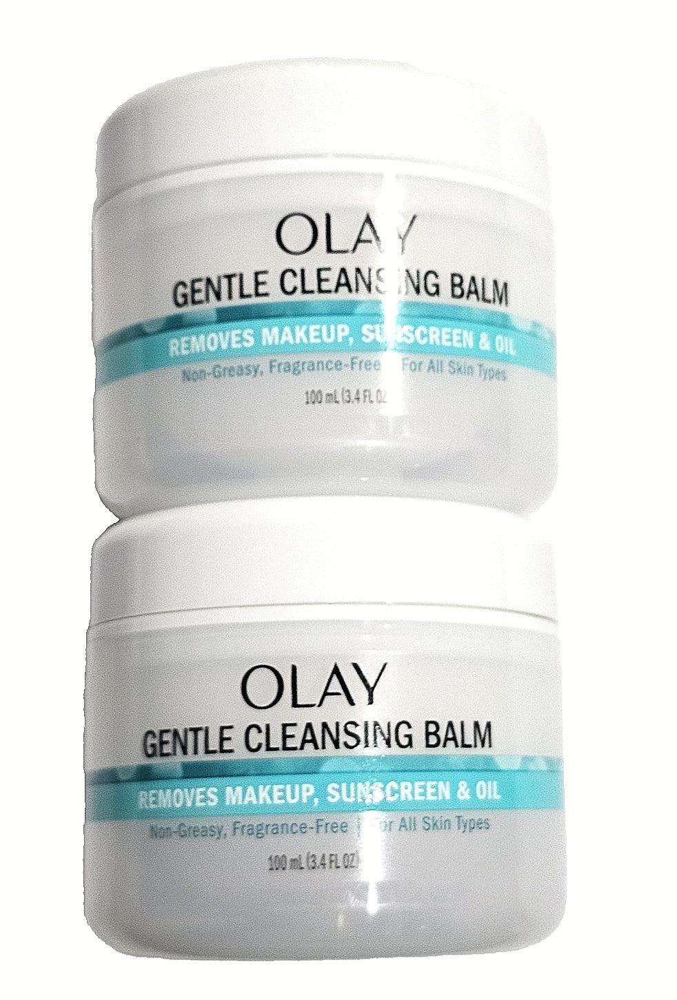Gentle Cleansing Balm for Makeup Sunscreen and Oil Removal - 2 Pack 3.4oz