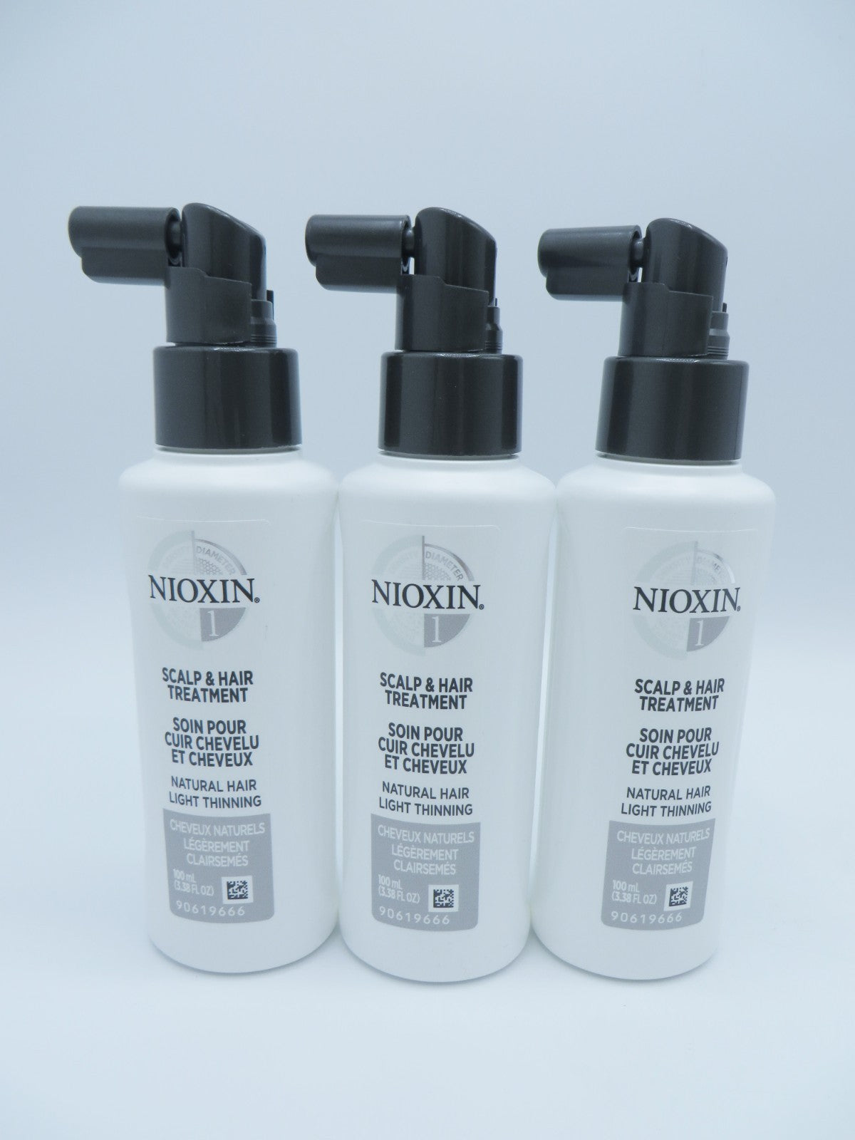 Nioxin System 1 Scalp & Hair Treatment, 3.38 oz (Pack of 3)