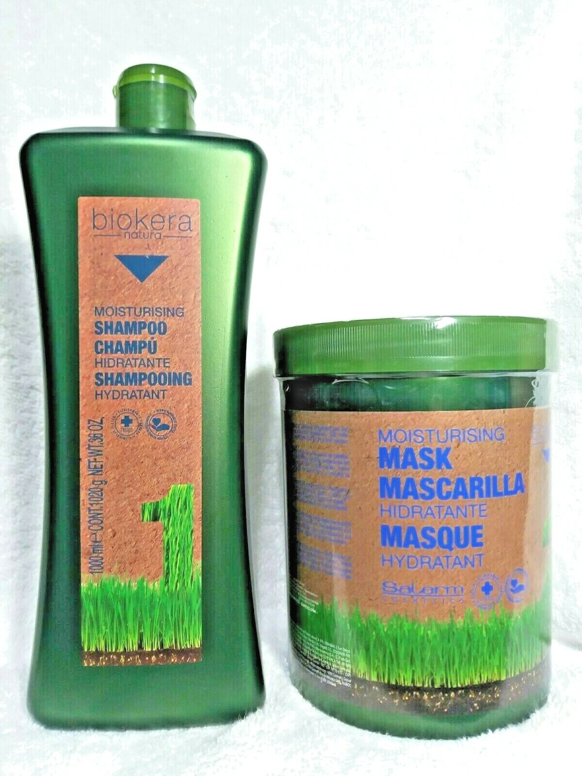 Moisturising Shampoo & Hair Mask Set - Hydrating Hair Care for Soft Shine