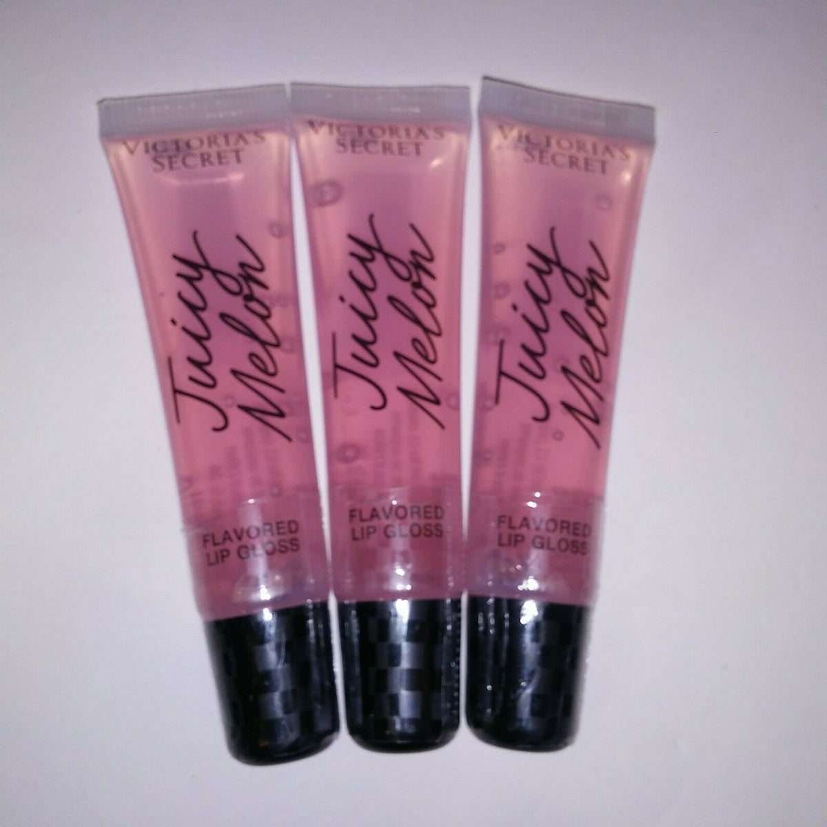 Set of 3 Flavored Lip Glosses - Juicy Melon, 0.46oz, Brand New
