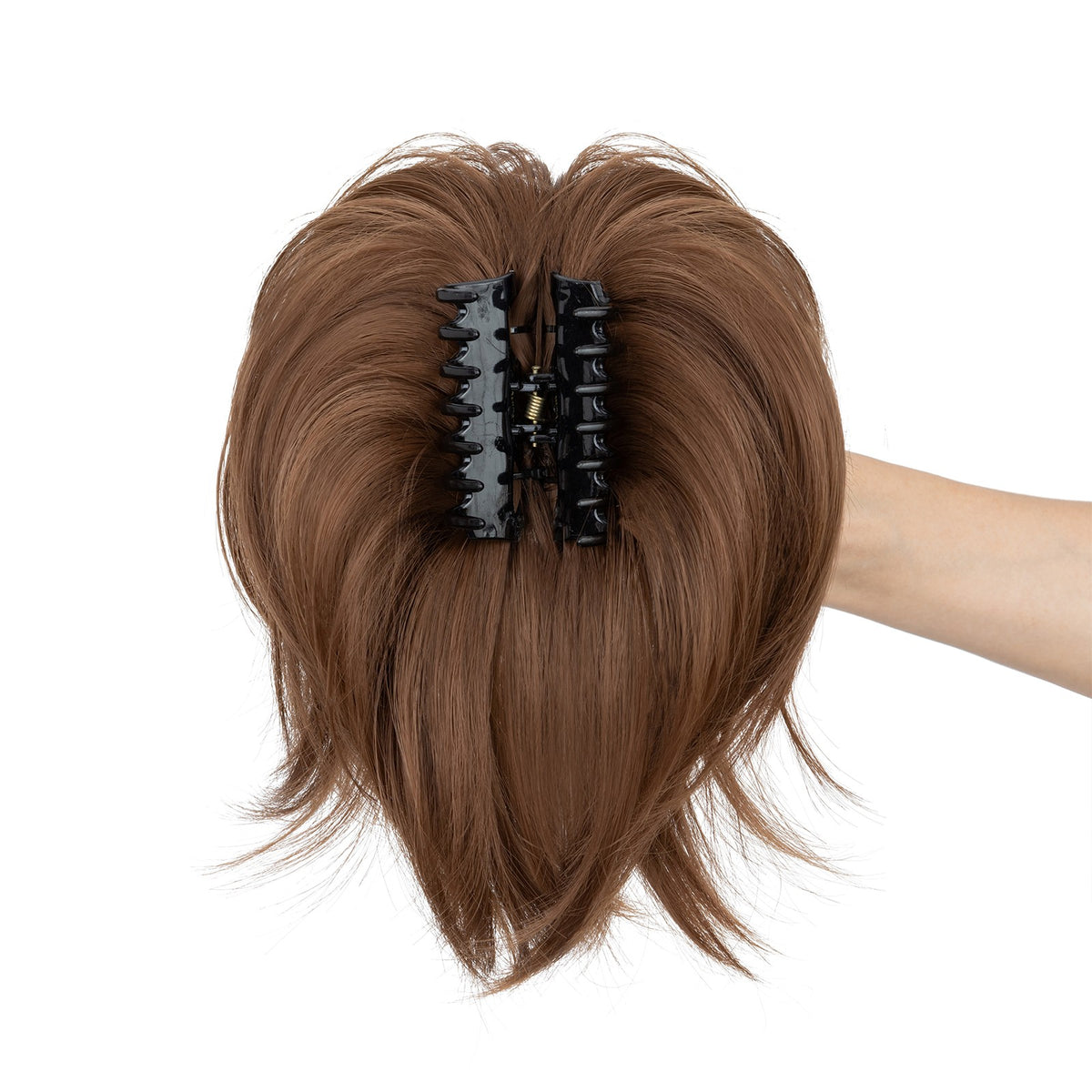 Natural Messy Bun Hairpiece Ponytail Extension with Claw Clip - All Colors
