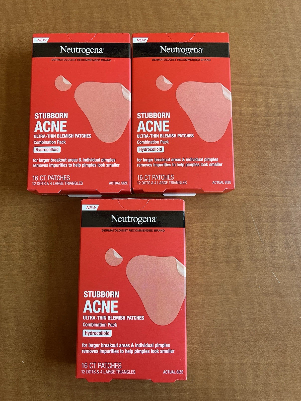 Neutrogena Acne Blemish Patches Set of 3 - Ultra-Thin Hydrocolloid 16 Count
