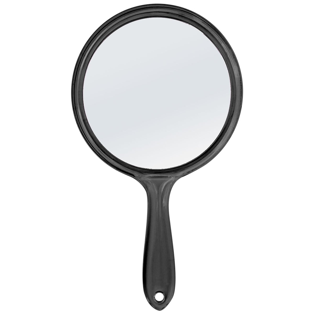 Double Sided Handheld Mirror with Handle - 2X Magnification, Large Size