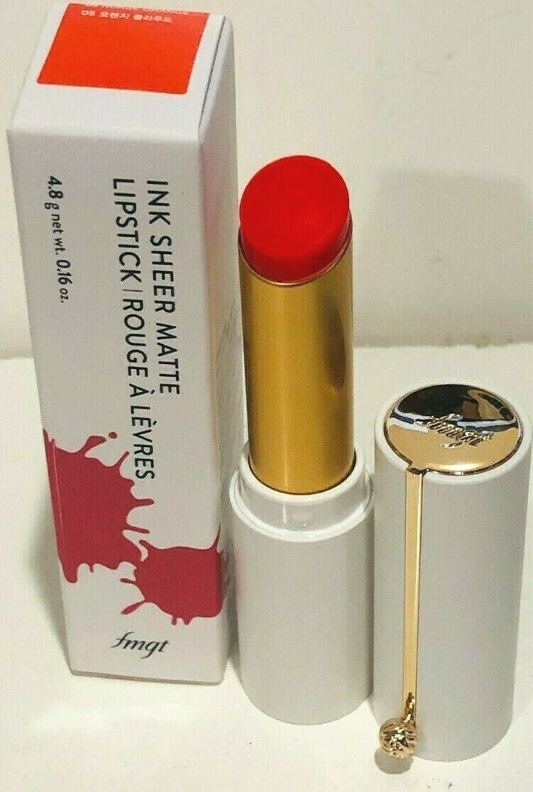 Sheer Matte Lipstick 05 Orange Cloud - Buildable Air-Light Formula