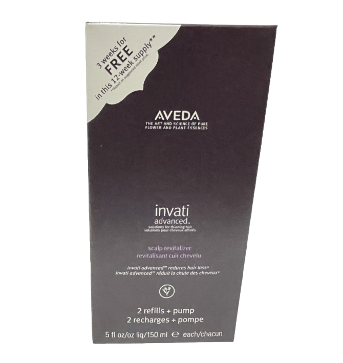 AVEDA INVATI ADVANCED Scalp Revitalizer 2 Refills with Pump 5oz