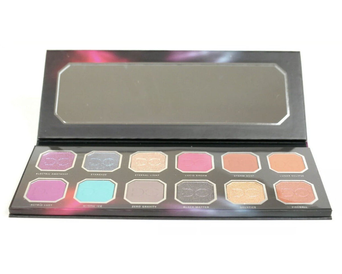 12-Shade Eyeshadow Palette with Colorful and Metallic Shades - New