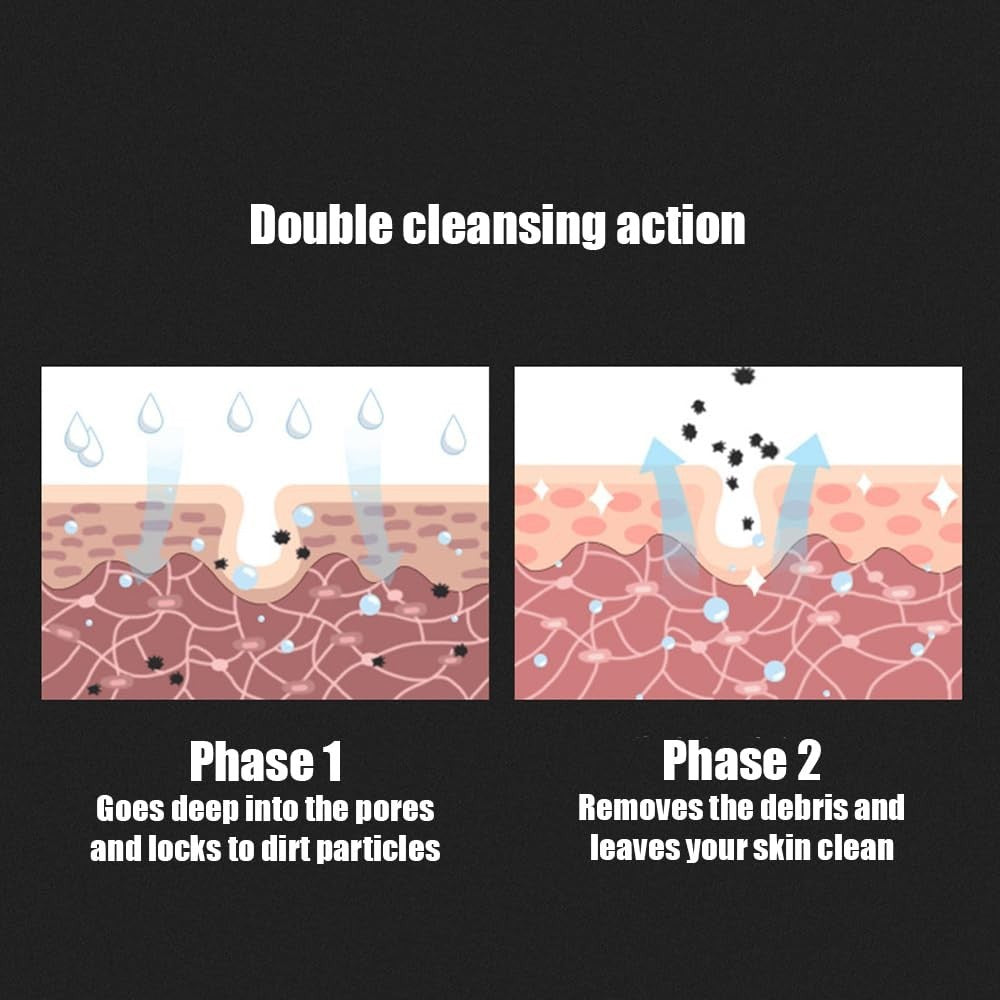 Men's Volcanic Mud Facial Cleanser Foam for Oily & Acne-Prone Skin - 168g
