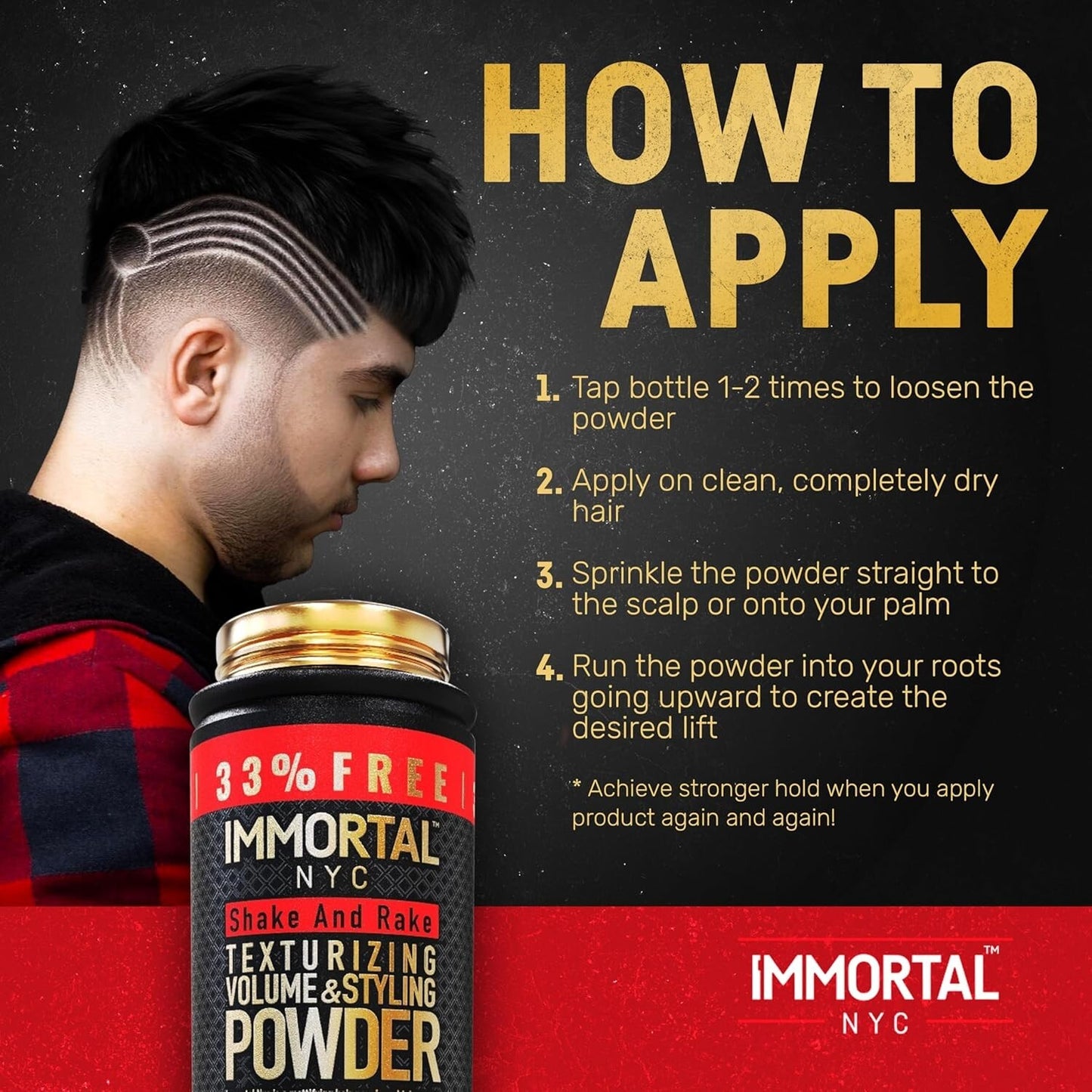 Texturizing Hair Powder with Strong Hold & Matte Finish - 30g