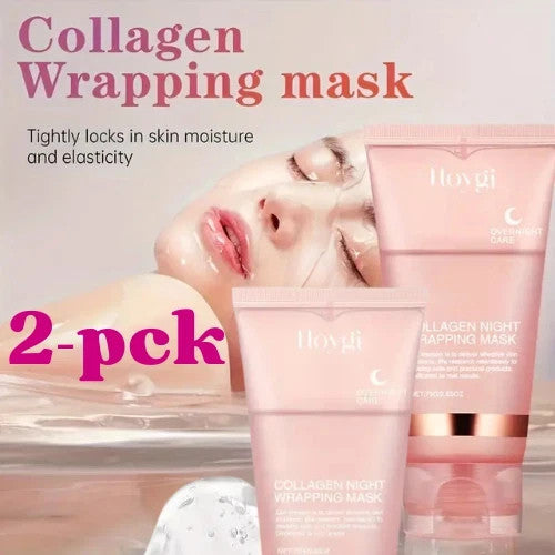 Collagen Night Wrapping Mask - Hydrating Peel Off (2 Pack)
