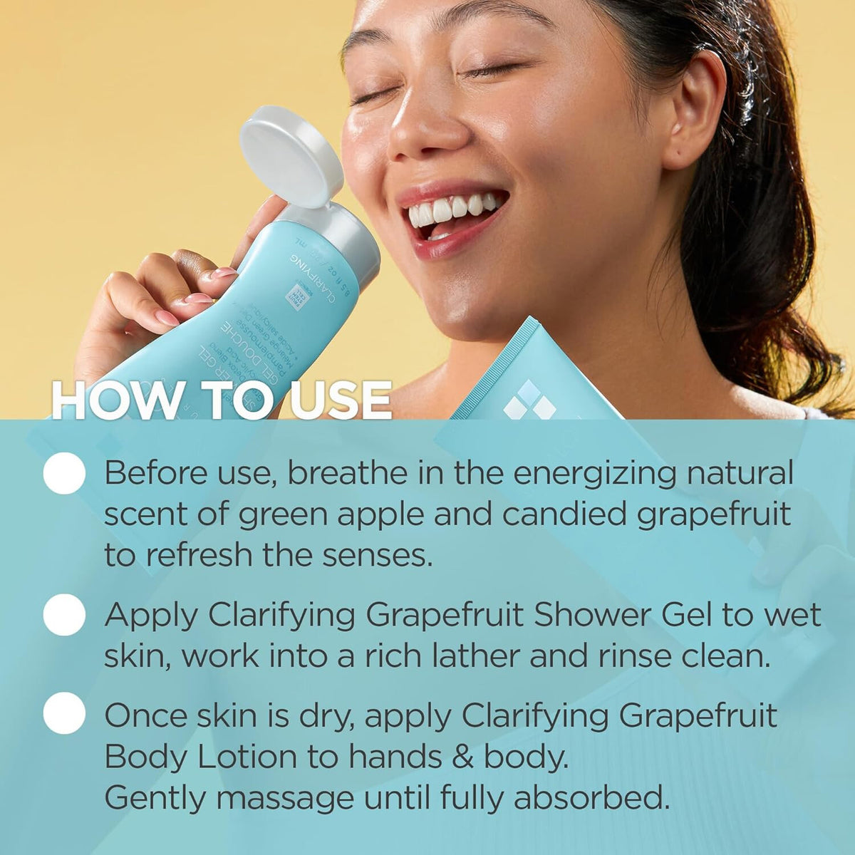 Andalou Naturals Body Wash Grapefruit Showerl,Detox&amp;Salicylic