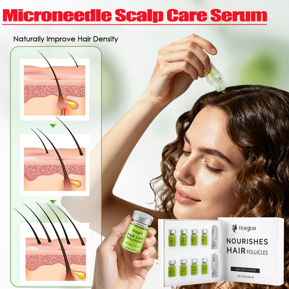 8-Piece 5ml Hair Regrowth Serum with Ginseng & Rosemary