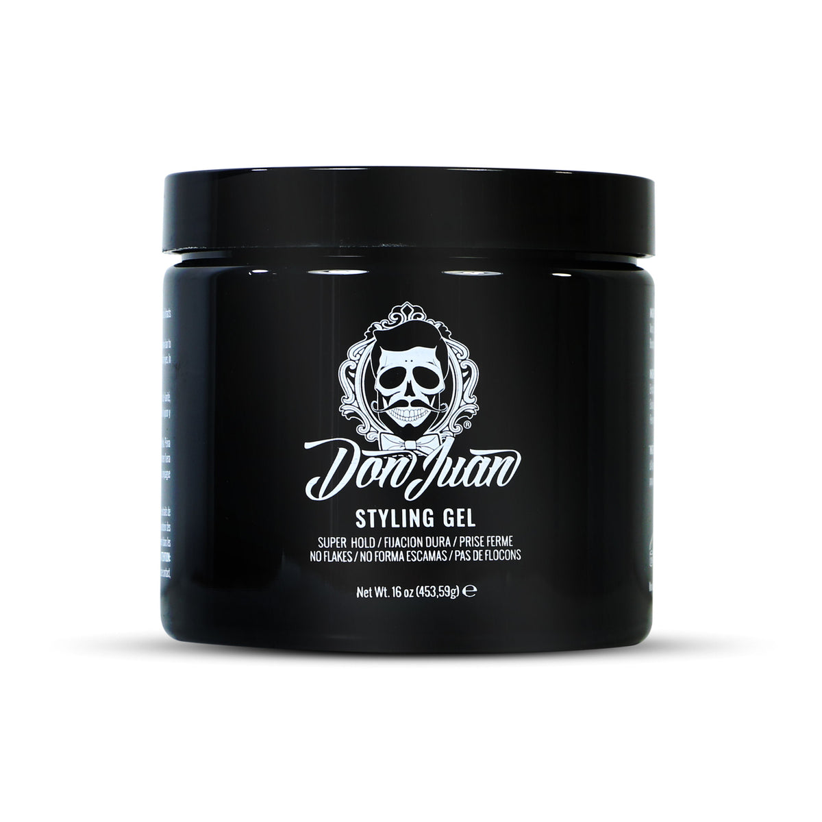 Strong Hold Non-Flaking Hair Styling Gel 32oz - Coconut Oil & Vitamin E