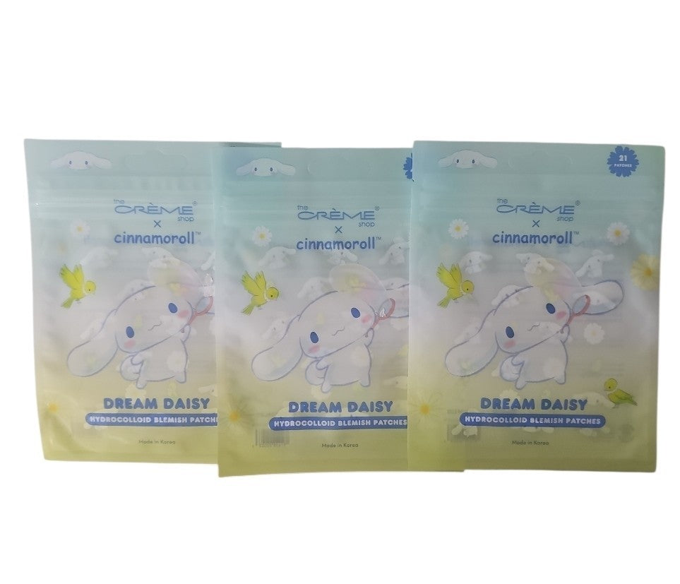 Hydrocolloid Acne Patches Set - Cinnamoroll Dream Daisy 63 Count 3 Pack