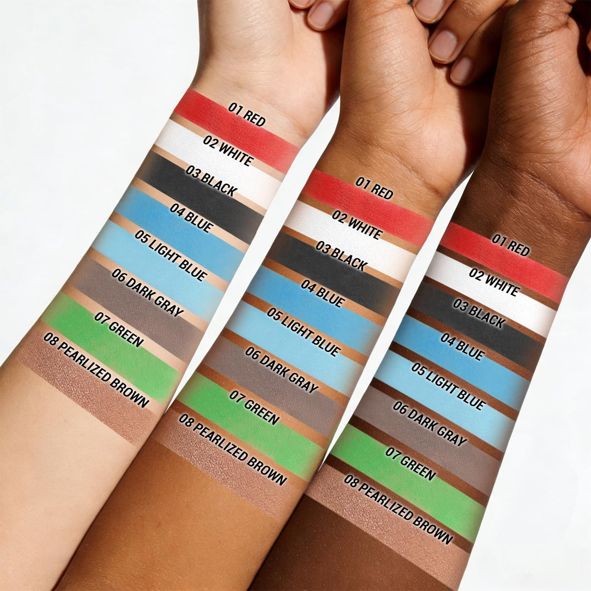 Light Blue Matte Eyeshadow Single - Highly Pigmented & Blendable, 1.1oz