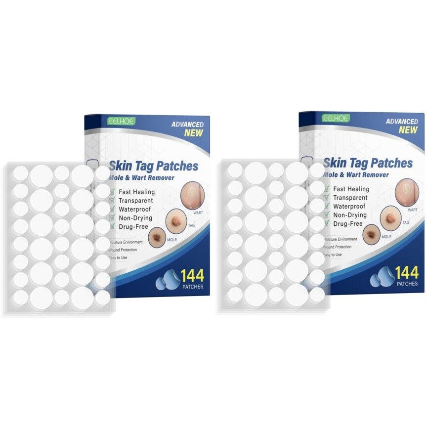 Skin Tag & Wart Removal Patches - 288 Count Natural, Safe & Effective