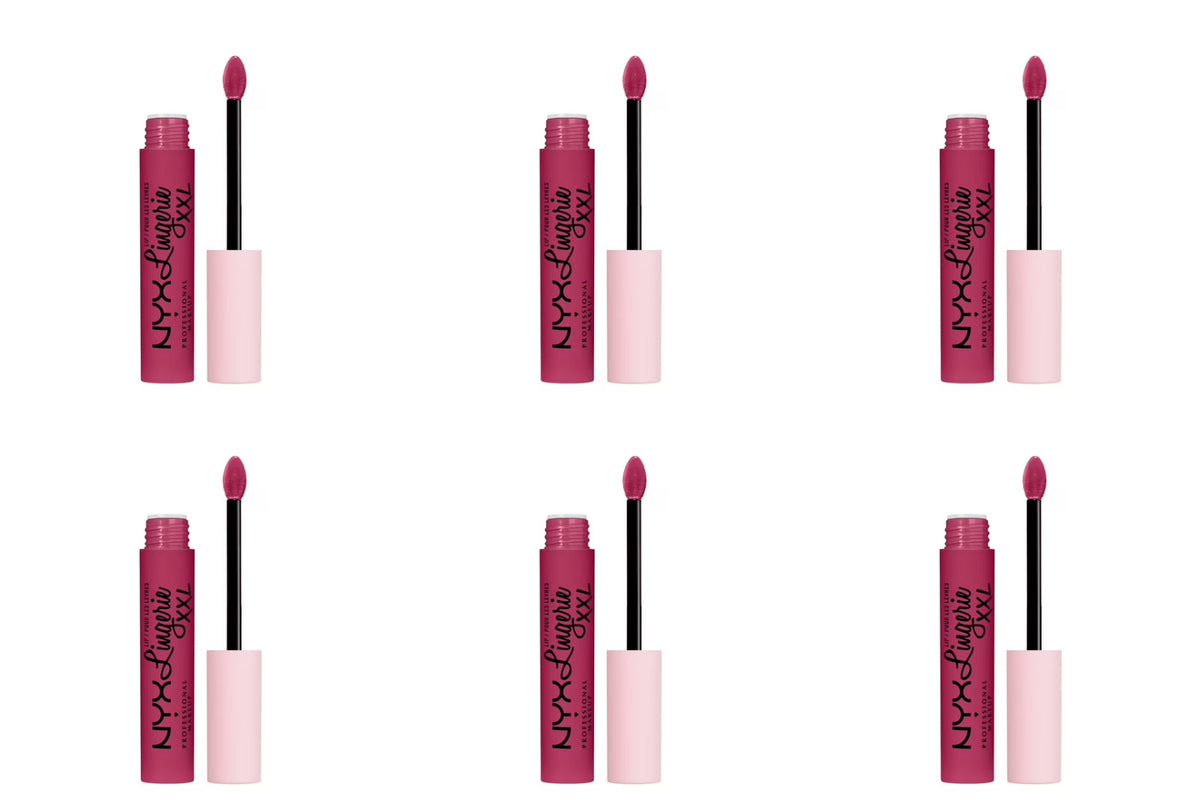 NYX Lip Lingerie XXL Matte Lipstick Bundle - Stayin' Juicy 6 Pack