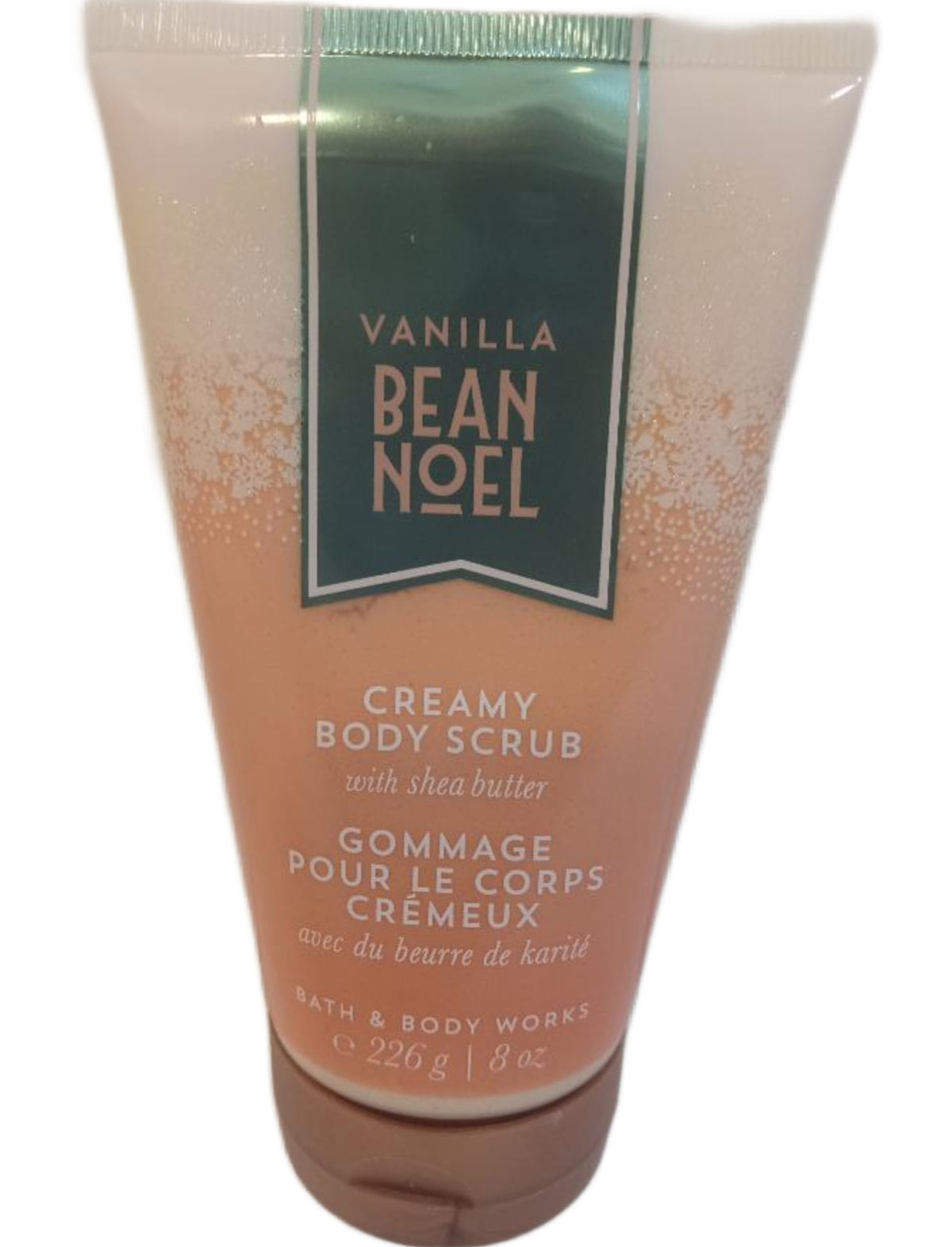 Bath & Body Works Creamy Scrub Vanilla Bean Noel 8 Oz Unboxed