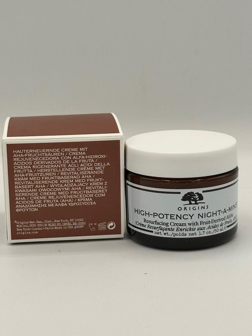 High Potency Night Moisturizer with AHA - 1.7 oz Facial Night Cream