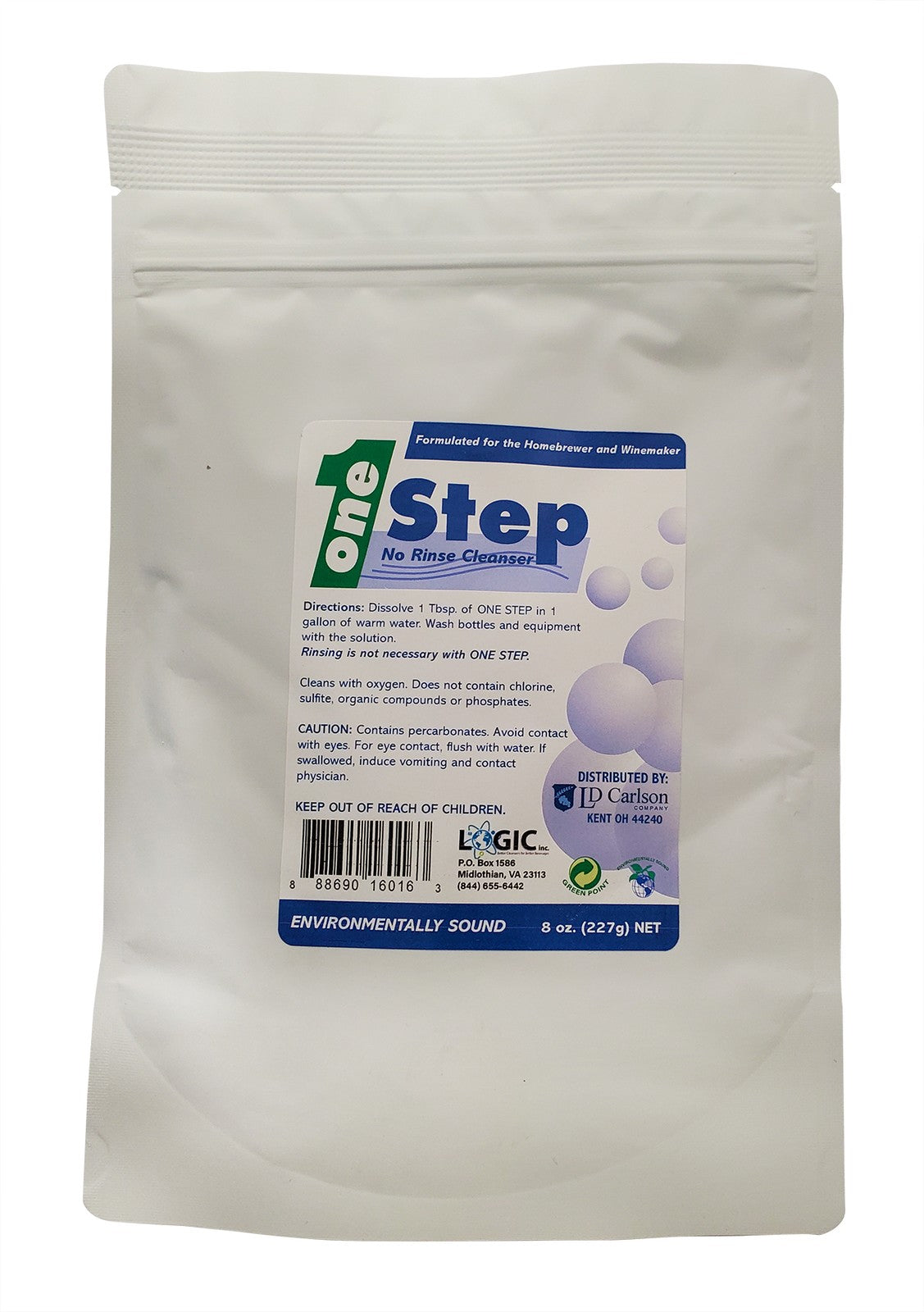 8 oz. Non-Toxic No-Rinse Beer and Wine Equipment Cleaner - Environmentally Friendly