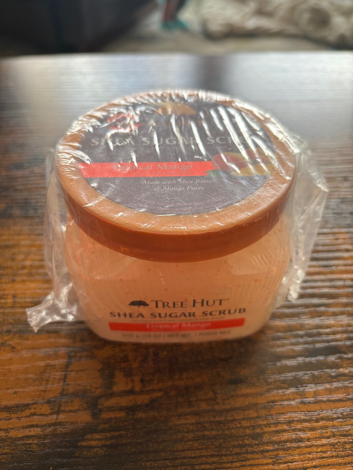 Tree Hut Shea Sugar Scrub Tropical Mango 18oz Ultra Hydrating
