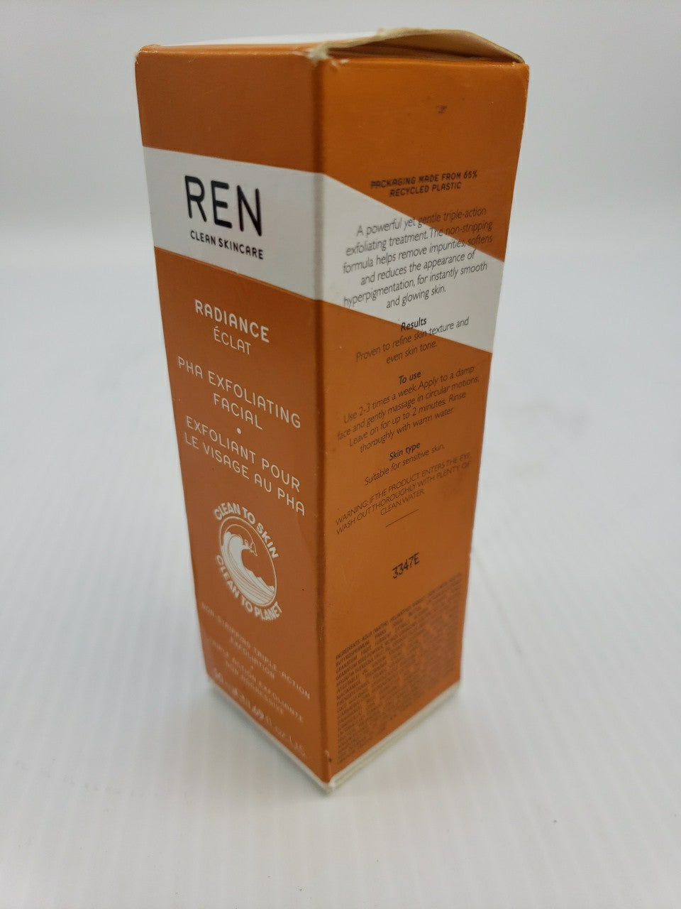 REN Radiance PHA Exfoliating Facial, 1.69 fl. oz. (50 mL) New In Box