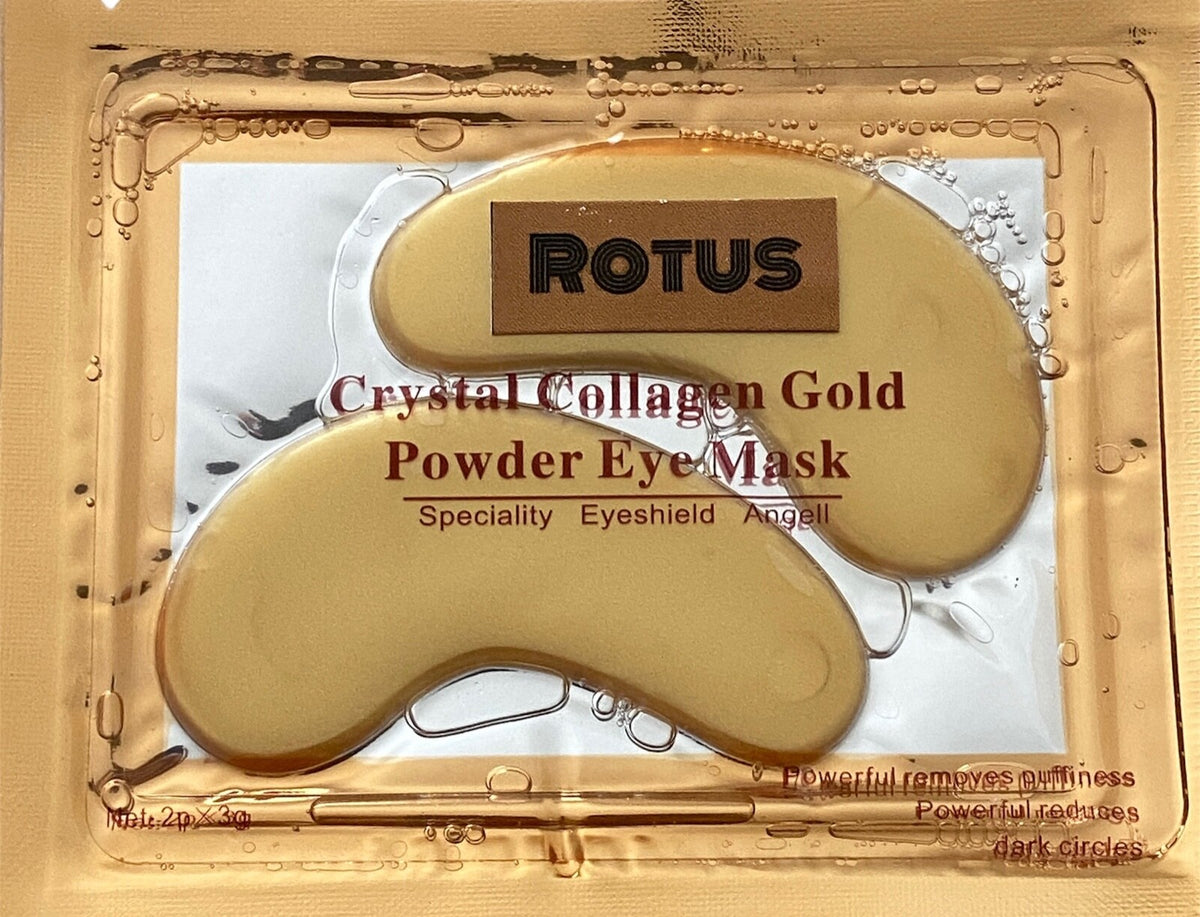 Gold Collagen Eye Mask Patches for Dark Circles & Anti-Aging - 10 Pairs