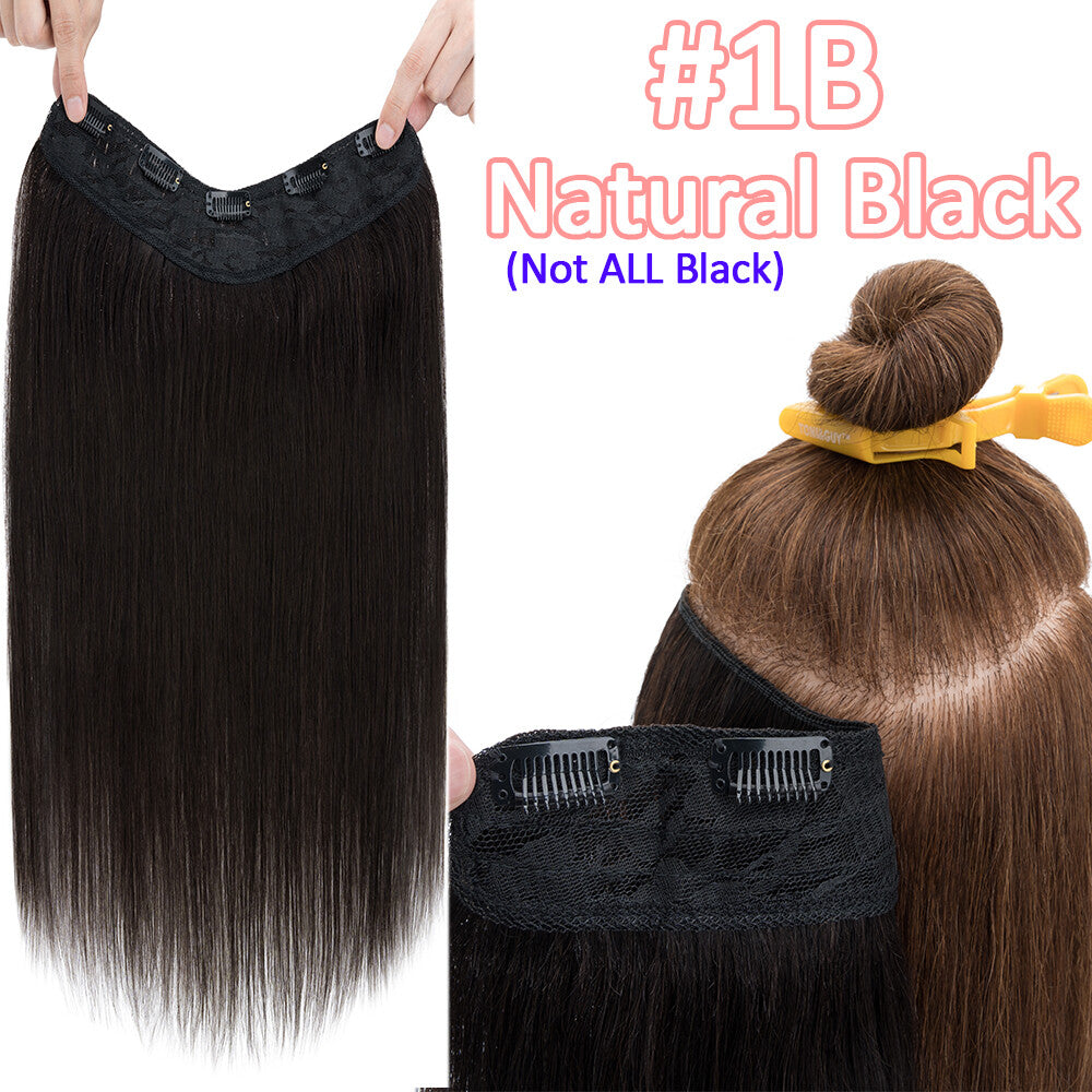 Women Clip-In Remy Human Hair Extensions Full Head Straight Ombre - Multiple Colors & Lengths